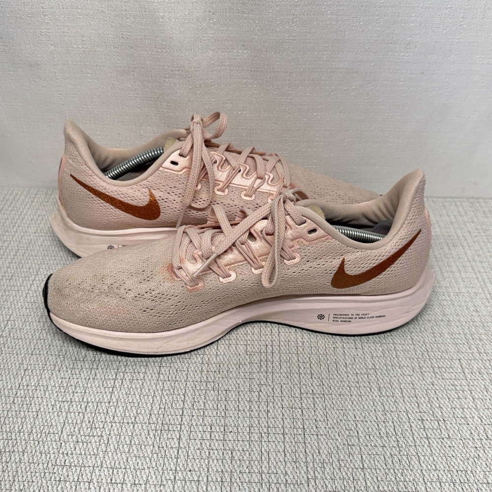 Nike Air Zoom Pegasus 36 Women 8 Pink Copper Running Shoes CT1187-600 Athleisure - Picture 3 of 7